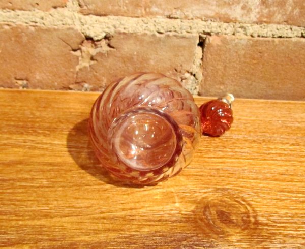 Baccarat Perfume Bottle Bamboo Tors Rose Teinte French Crystal on Sale