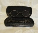 12Kt GF Pince Nez Eyeglasses Victorian Spectacles With Necklace And Case Online Hot Sale