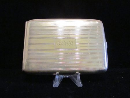 1910 LaMode Silver Plated Cigarette Case Or Business Card Case Online now