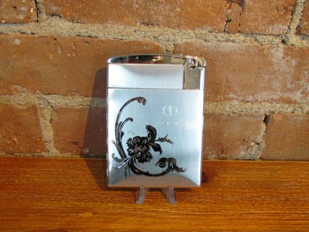 1960 s Ronson Escort Silver Cigarette Case Lighter In Original Box Supply