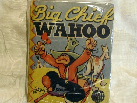 1938 Big Little Book Big Chief Wahoo Excellent Condition Sale