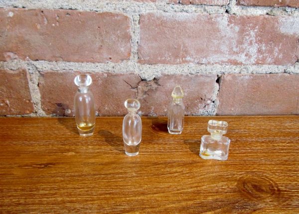 4 Mini Vintage Perfumes Bottles Estee Lauder Pleasures, Ysatis, White Linen Online