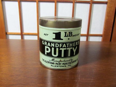 1920s Grandfather s Putty Tin The Allentown Paint Manufacturing Co. Allentown, PA Online Sale