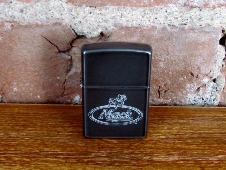 Vintage Zippo Mack Trucks Advertising Pocket Lighter USA Excellent Unused Condition Online Hot Sale