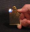 Evans Baron Lighter Art Deco Gold Working Pocket Lighter Online Hot Sale