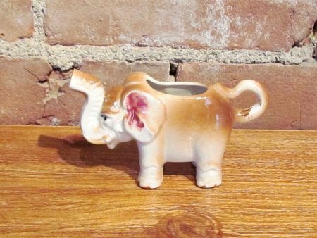 Vintage Elephant Creamer Small Pitcher Japan Cheap