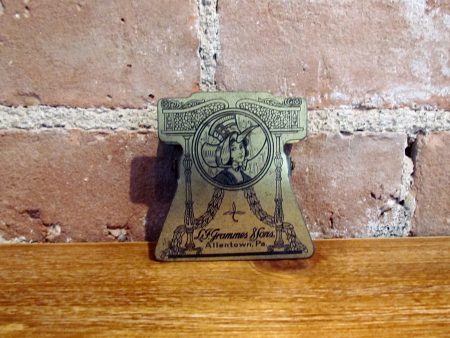 Vintage Etch Art Paper Clip L. F. Grammes & Sons Advertising Discount