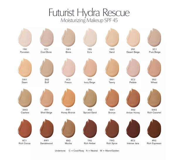 Estée Lauder Futurist Hydra Rescue Moisturizing Foundation SPF 45, 1.2 oz Hot on Sale