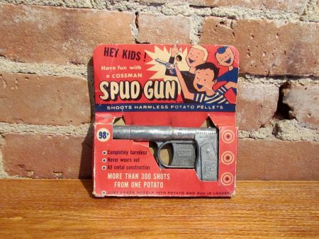 1950 s Metal Spud Gun Cossman Boxed #504 Cheap