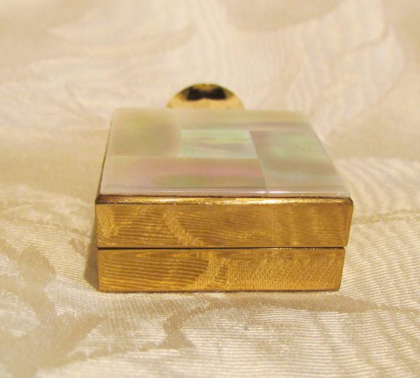 Mother Of Pearl Perfume Bottle 1950s Travel Fragrance Bottle Fashion