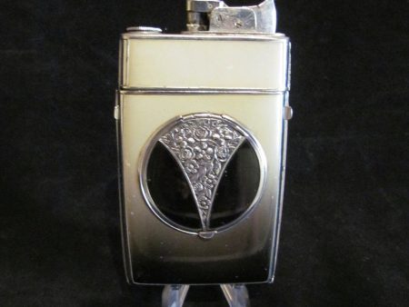 Ladies Art Deco Compact Case Lighter 1940 s Evans Lighter Works Online Sale