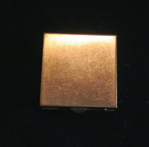 Rhinestone Powder Compact 1940s Small Compact Unused Online Hot Sale