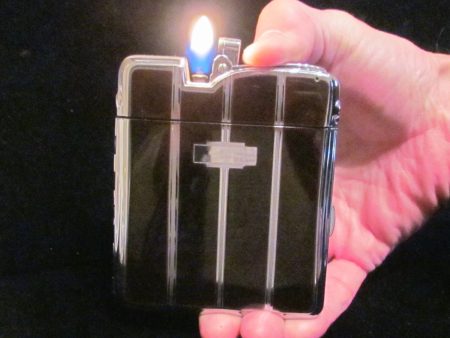 Art Deco Ronson Ten A Case Lighter Enamel Cigarette Case Lighter Vintage Pouch Box Working Excellent Condition Supply