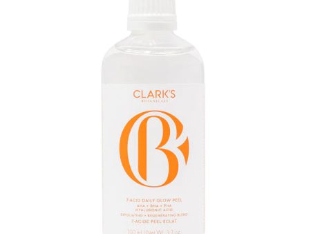 Clarks Botanicals 7 Acid Daily Glow Peel 3.3 Oz Online