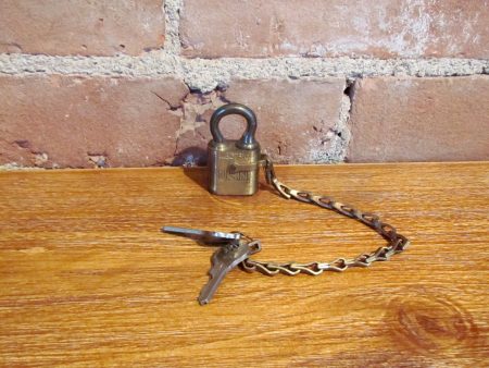 Vintage USN Electric Independent Lock Co. Original Push Keys Online