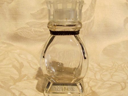 Vintage Lenels Trifling Perfume Bottle 1940s Fragrance Crystal Bottle Online now