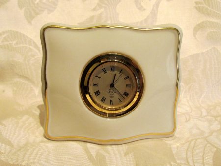 Lenox Quartz Clock Book Style Working Clock Mint Condition on Sale