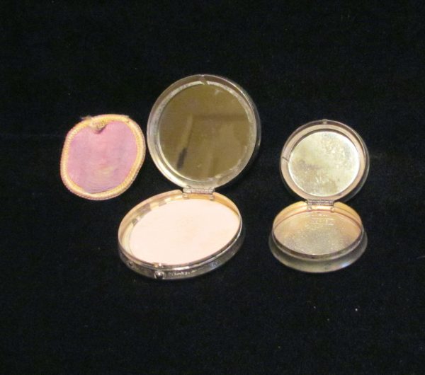 1917 Melba Powder Compact And Matching Rouge Compact Set Hot on Sale