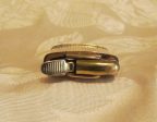 1940s Evans Baron Lighter Gold Art Deco Working Pocket Lighter Sale