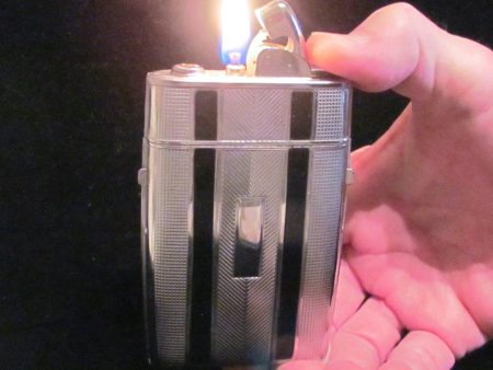 Art Deco Cigarette Case Lighter Evans 1940s Working Vintage Lighter Mint Condition Cheap