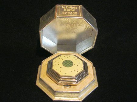 Cloisonne Richard Hudnut Le Debut Compact 1920s In Original Box on Sale