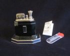 Ronson Touch Tip Lighter 1930s Octette Table Lighter Art Deco Black Enamel Excellent Working Lighter For Cheap