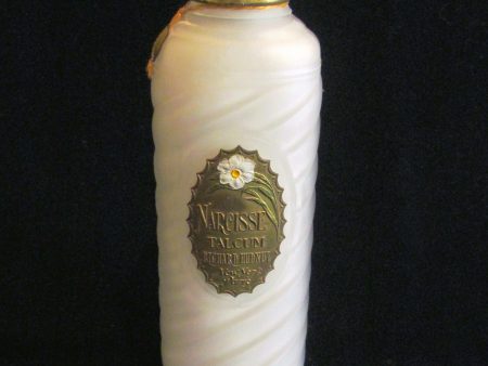 Richard Hudnut Talcum Powder Bottle Narcisse Talcum Powder Bottle Unused Excellent Condition Full Bottle For Discount