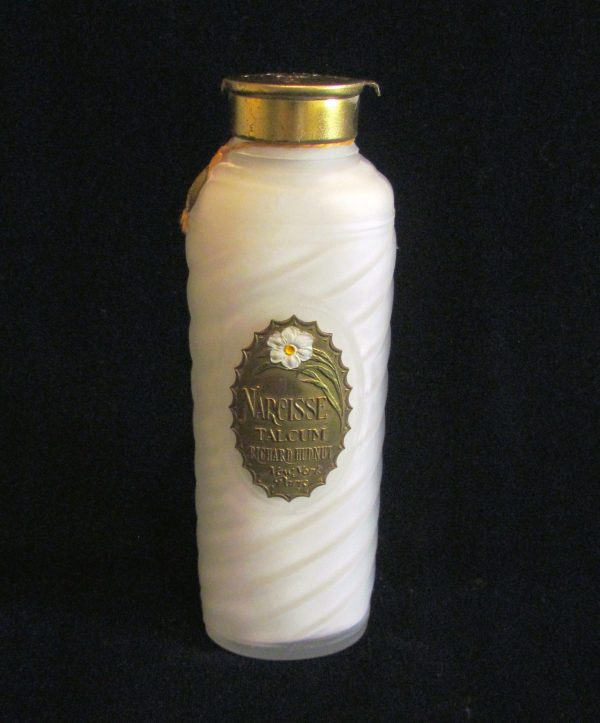 Richard Hudnut Talcum Powder Bottle Narcisse Talcum Powder Bottle Unused Excellent Condition Full Bottle For Discount